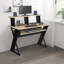 Bureau de musique avec gestion des câbles