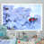 Toile blanche avec cadre photo