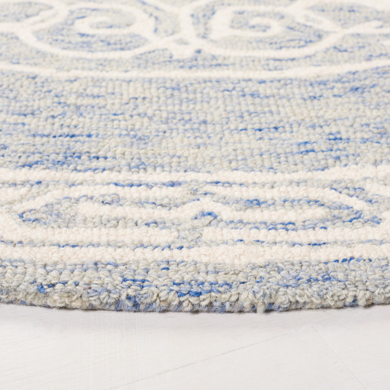 Eletha Hand Tufted Performance Oriental Rug, Round 6'