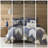Premium Cotton Full Queen Bedding Sets, Modern Ikat Style For Home