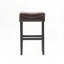 Tabouret de bar 30 po en cuir reconstitué sans dossier
