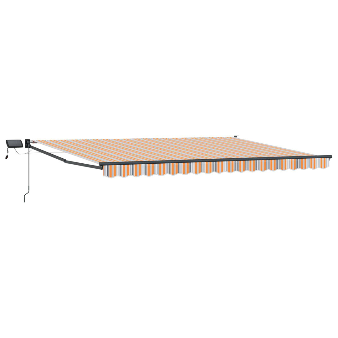 VidaXL Polyester Cover Retractable Patio Awning