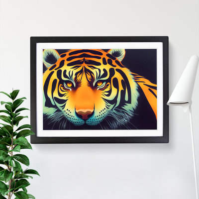 Interesting Tiger - Framed Print