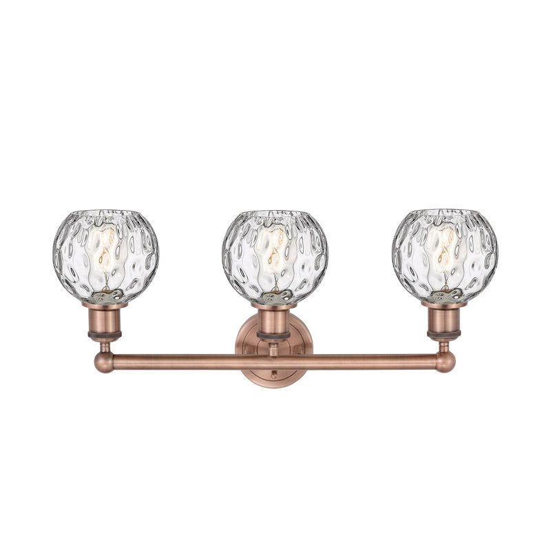 Cambria 3 - Light Dimmable Vanity Light, Antique Copper