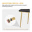Chaise d'appoint rembourrée en velours Evanni-333893682-316044271