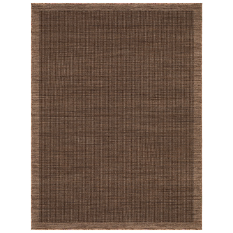 Tapis brun clair / gris en laine Weston, Tan/ Grey, Rectangle 5'3" x 7'6"