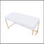 Bureau d'écriture blanc ultrabrillant
