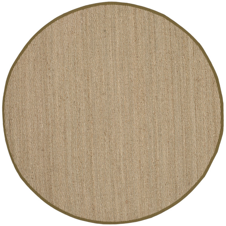 Auckland Bamboo Slat/Seagrass Natural/Olive Area Rug