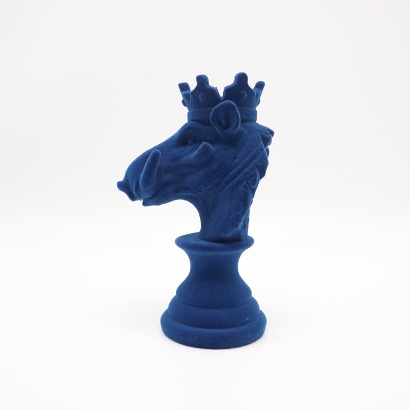 Sculpture Aadilynn Flock Design, Bleu