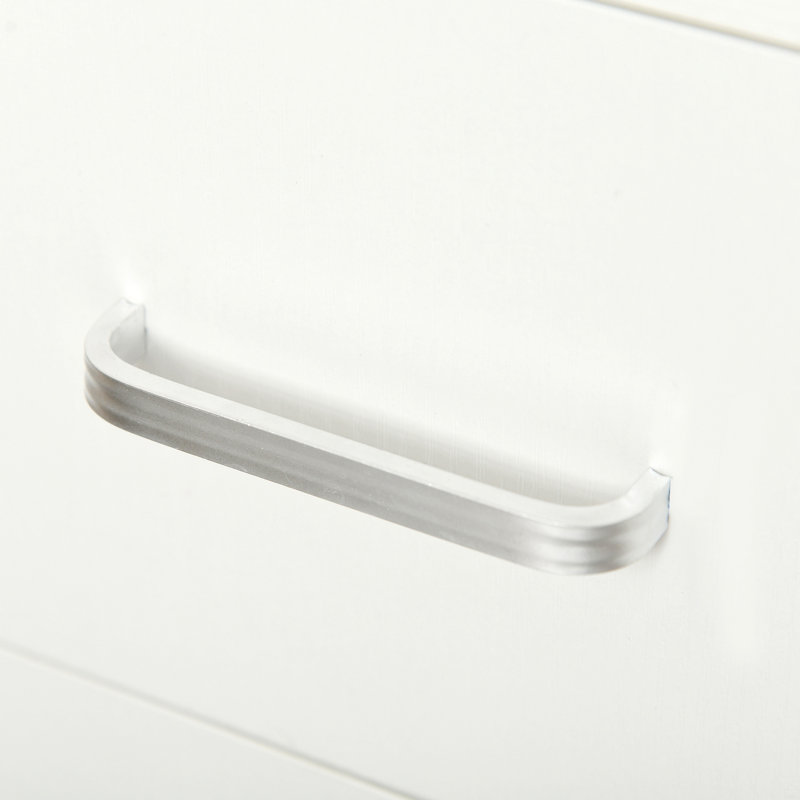 Gunfried L-Shaped Computer Desk, White