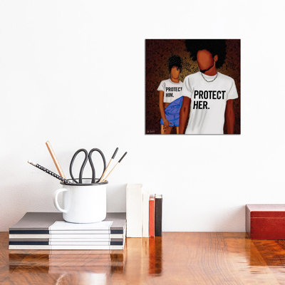 Protector by Faith With An E - Wrapped Canvas Painting
