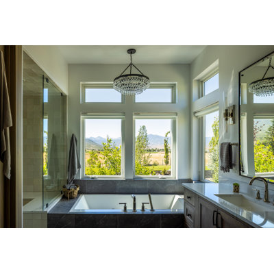 Eileen 86'' L Whirlpool Bathtub