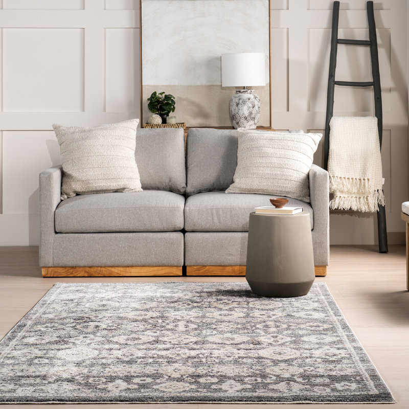 Kaylani Transitional Medallion Area Rug, Rectangle 4' x 6'
