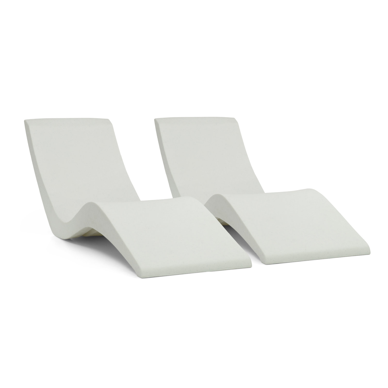 In-pool Chaise Lounger for 0-9 In. of Water, Beige