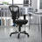 Siyer Mid-Back Mesh Ergonomic Office Chair with Adjustable Arms-796339959-767103196