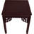 Rosewood Square Ming End Table With Floating Panel Design - Handcrafted Chinese Style Accent Table For Living Room, Bedroom, Or Office