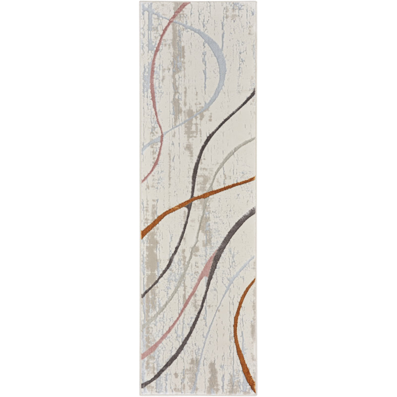Benika Abstract Indoor Rug, Runner 2'3'' x 7'6''