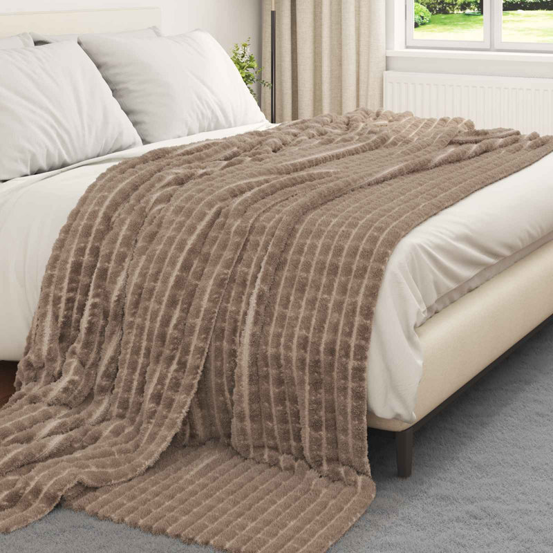 5.2-31 Throw Blanket, Camel, 240cm x 220cm