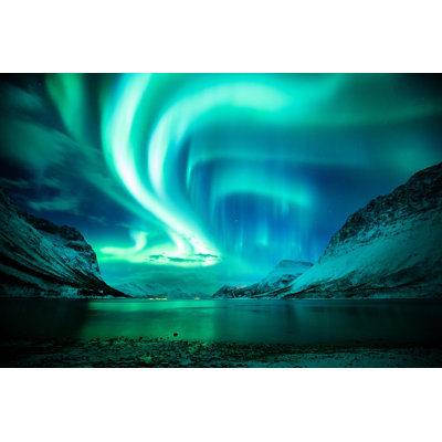 Find The Aurora by TZU-HAN-YU - Wrapped Canvas Print