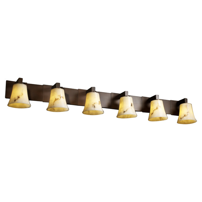 Aleynah 6 - Light Vanity Light, Brushed Nickel, Cylinder with Flat Rim