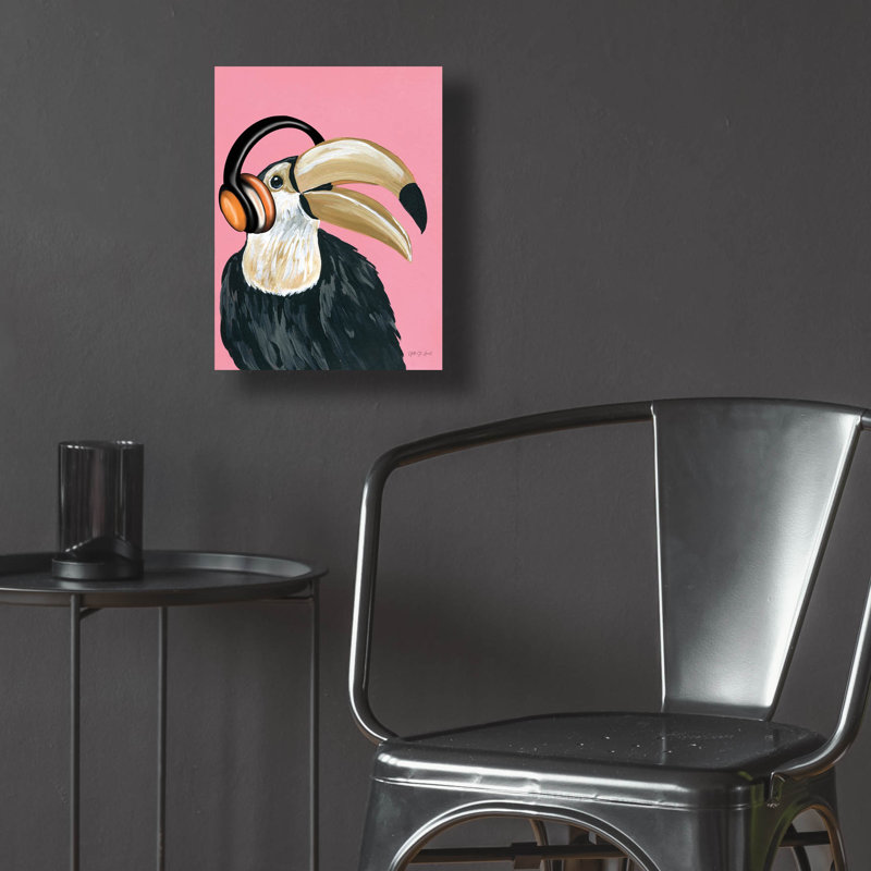 Art mural en verre Wild 1 'par Yvette St. Amant, H 16 po x l 12 po x P 0,13 po