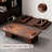 Japanese Folding Coffee Table, Bamboo Floor Table For Low Seating, Portable Foldable Design For Zen Living Room, Dining, And Tea Ceremony