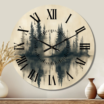 Horloge murale en métal rétro