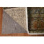 Tapis brun brun en laine noué à la main Tabriz 8X11