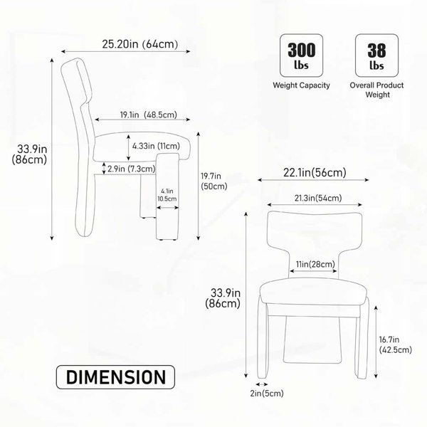 Dimensions du produit