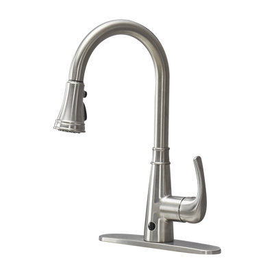 Pull Down Touchless Single Handle Kitchen Faucet with Accessories -  Cobbe, KC05T012