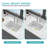 Deep White Ceramic Kitchen Sink - Durable, Versatile, Elegant For Modern Kitchens