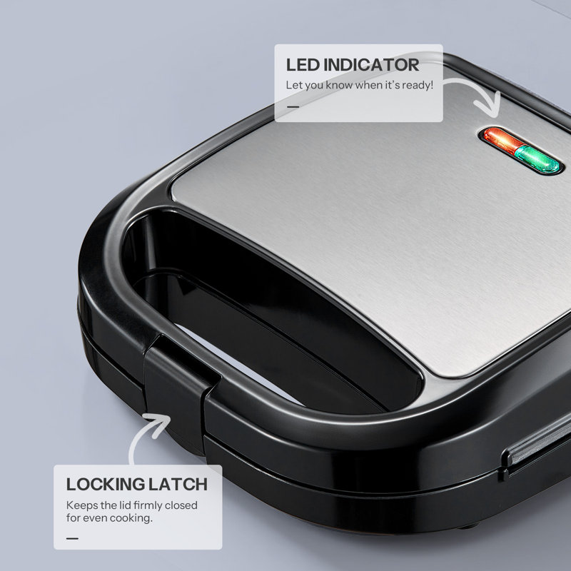 Mini Chaffle Maker for Keto & Low Carb - Quick Heat Nonstick Waffle Iron, Compact Design Perfect for Snacks, Home Kitchen, or Restaurant Use