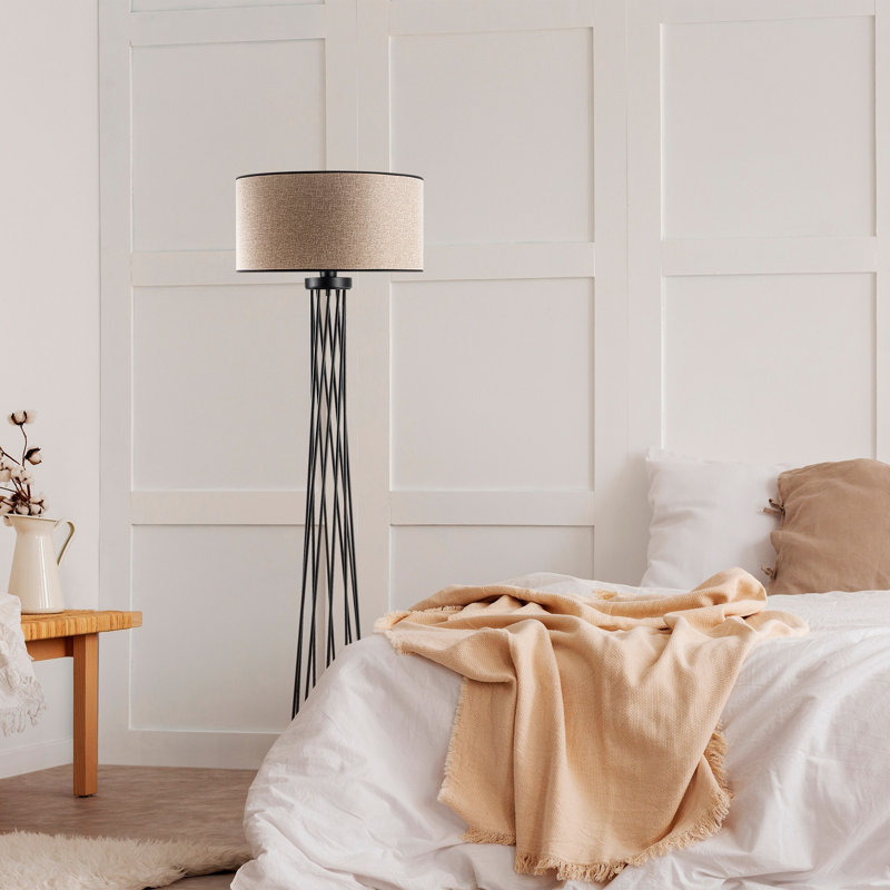 Lampe sur pied 68,78 "Cawe, Beige