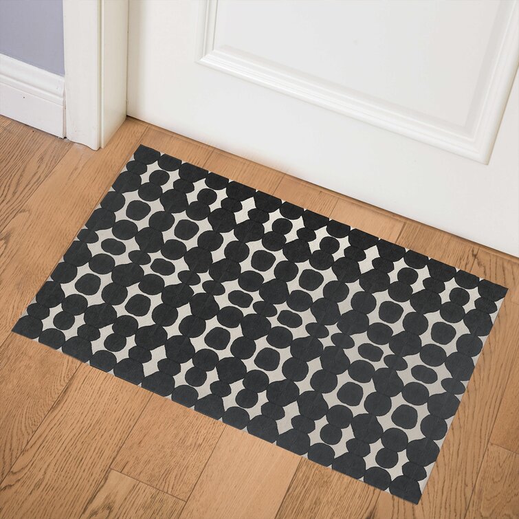 Slover PVC Back Printed 30.5 in. x 18.5 in. Non-Slip Outdoor Door Mat