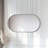 24" Round Metal Frame Shatterproof Wall Mount Mirror-110252316-110252315