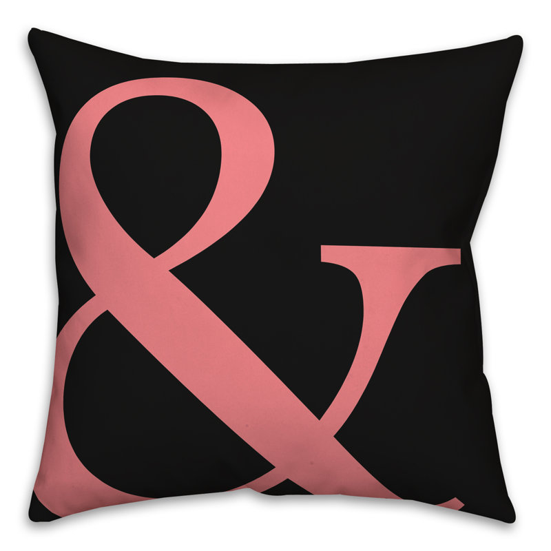  Housse et insert de coussin carré Ampersand, 20 po X 20 po