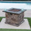STONEWALL 32” SQUARE PROPANE FIRE PIT.