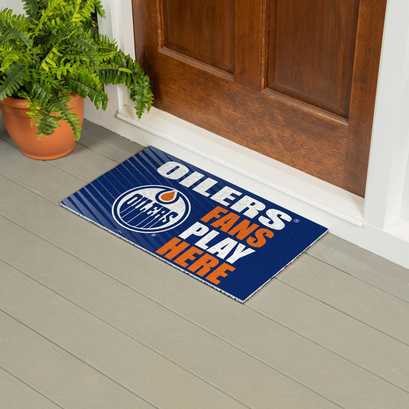 Tapis en PVC Edmonton Oilers Fan, 28 po x 16 po
