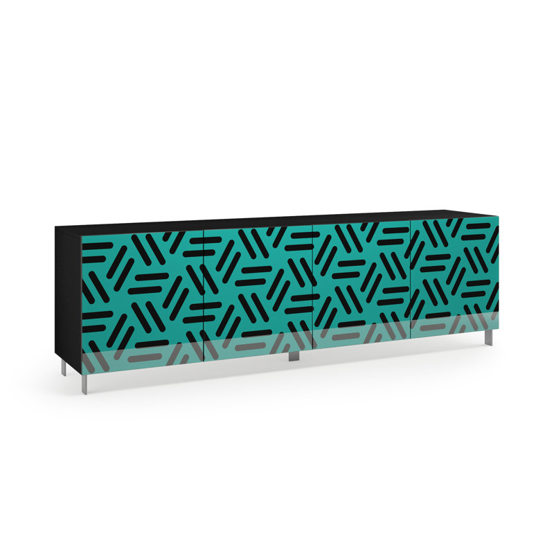 Harmanda 4 -Door Accent Cabinet, Green