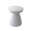 Table de bout décorative de jardin, H 18,1 po, moderne, robuste, robuste, en faux terrazzo, table d'appoint, table d'appoint, plante pour l'intérieur et l'extérieur