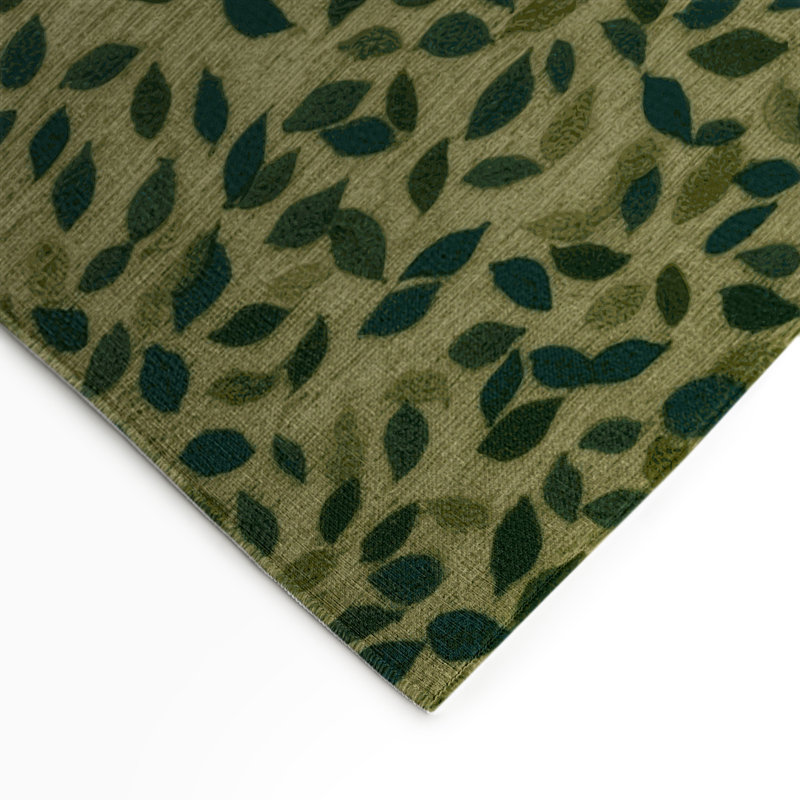 Tapis d'intérieur et d'extérieur brun Botanical, Rectangle 5 pi x 7 pi
