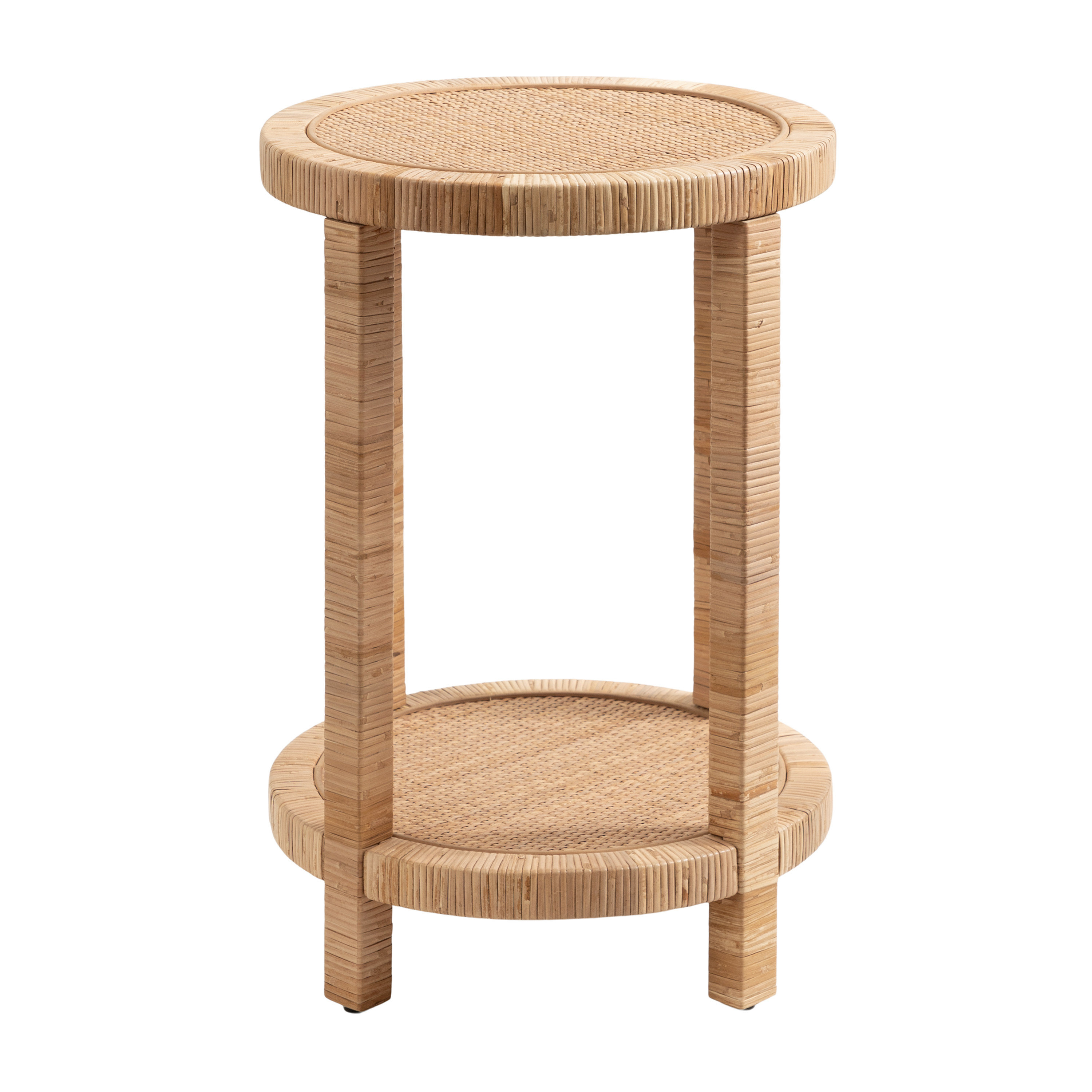 Kossowski 16" W Manufactured Wood Round Drink Table