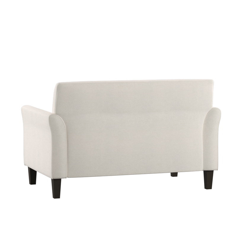 Ginnia Upholstered 55.75'' Loveseat, White