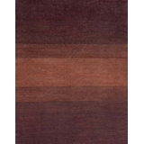 Contemporary Hand Knotted Ombre Area Rug in Purple