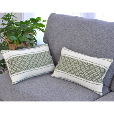 Dorothene Outdoor Indoor  Pillow Covers Geometric Checkered Pattern, Plaid Woven Cushion Covers Pillow Cases