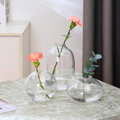 Vase de table en verre Jazlen