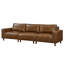 112 " Faux Leather Sofa