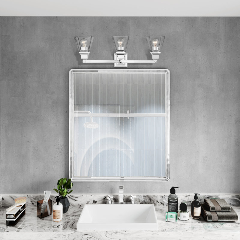 Anfrenee 3 - Light Dimmable Vanity Light, Polished Chrome