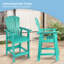 Chaise haute Adirondack avec table Cezalinda-1559659533