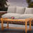 Rectangular Teak Outdoor Coffee Table , 52'' in. W 20'' in. D